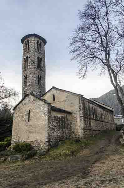 90 - Andorra - Santa Coloma - iglesia de santa Coloma